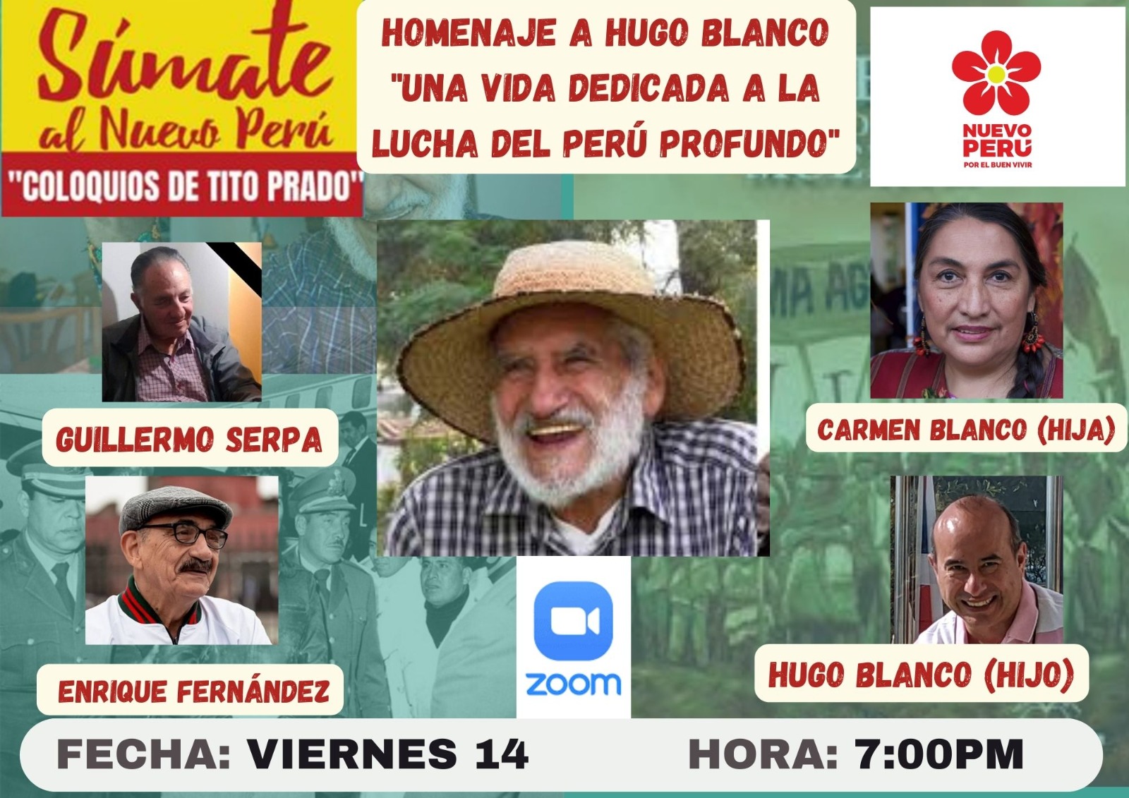 HOMENAJE A HUGO BLANCO Súmate