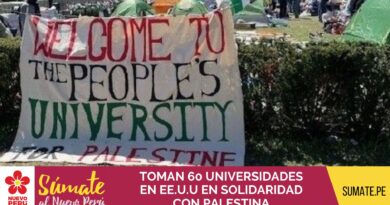 TOMAN 60 UNIVERSIDADES EN EE.UU. EN SOLIDARIDAD CON PALESTINA