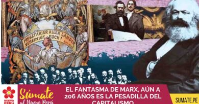 EL FANTASMA DE MARX, AÚN A 206 AÑOS ES LA PESADILLA DEL CAPITALISMO 