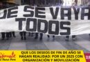 QUE LOS DESEOS DE FIN DE AÑO SE HAGAN REALIDAD: POR UN 2025 CON ORGANIZACIÓN Y MOVILIZACIÓN