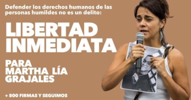 VENEZUELA | LIBERTAD INMEDIATA PARA MARTHA LÍA GRAJALES