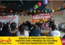 DEBATE DE PROPUESTAS CON EL PARTIDO PERÚ PRIMERO DE VIZCARRA Y PARTIDO DEMOCRÁTICO VERDE